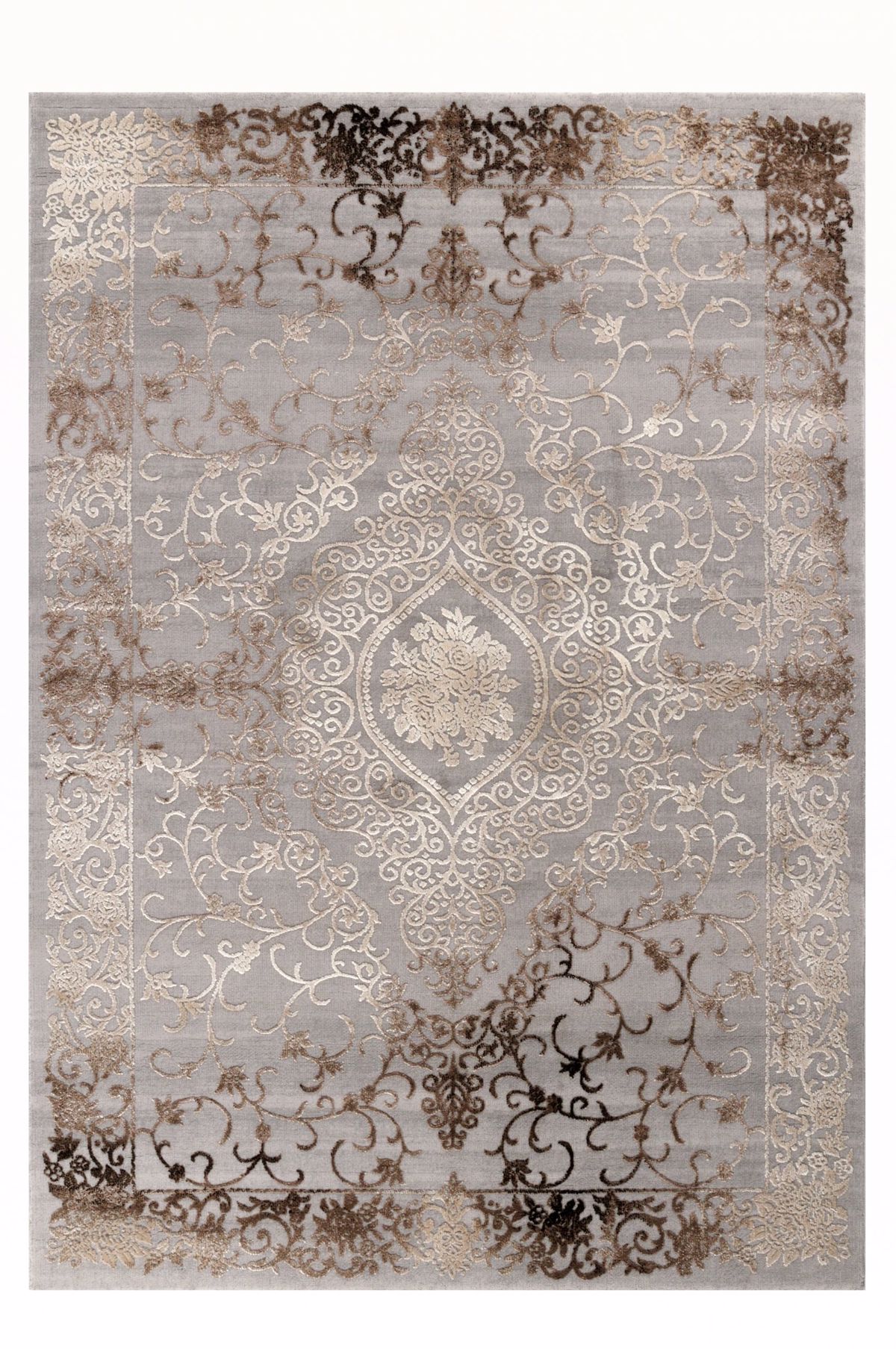 Tzikas Carpets Xali ''VINTAGE'' Kafe/Ggri 200x290cm 23340-956